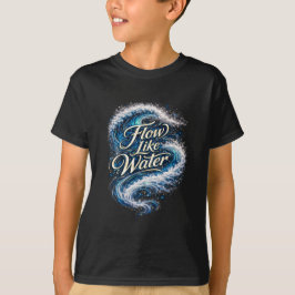 Flöda som vatten t shirt