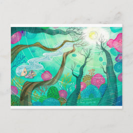 Flöda som vatten vykort