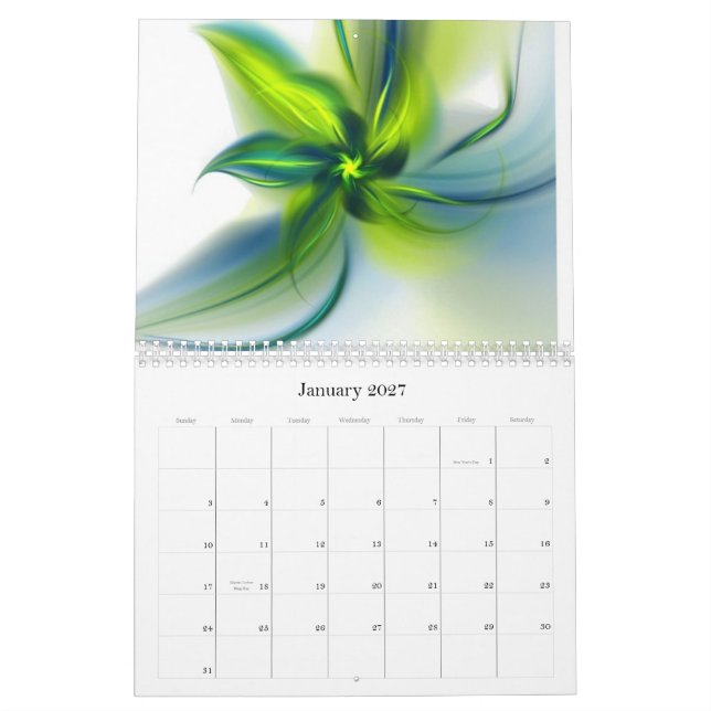 Flödad kalender (Jan 2027)