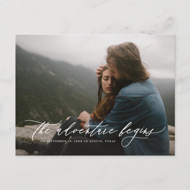 Flödande äventyrs spar Datum Postkort Meddelande Vykort (Framsida)