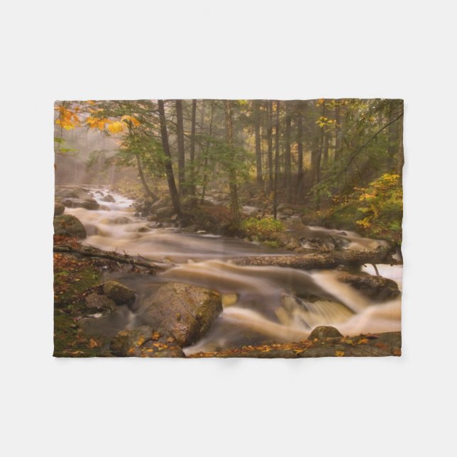 Flödande bäckar Appalachian Trail | Vermont Fleecefilt (Framsidan (Horisontell))