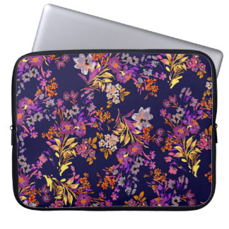 Flödarillustration mönster laptop fodral
