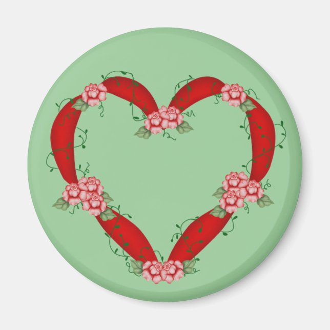 Flödbara hjärttransoner magnet (Framsidan)