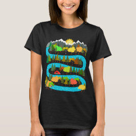 Flodcampingdesign T Shirt