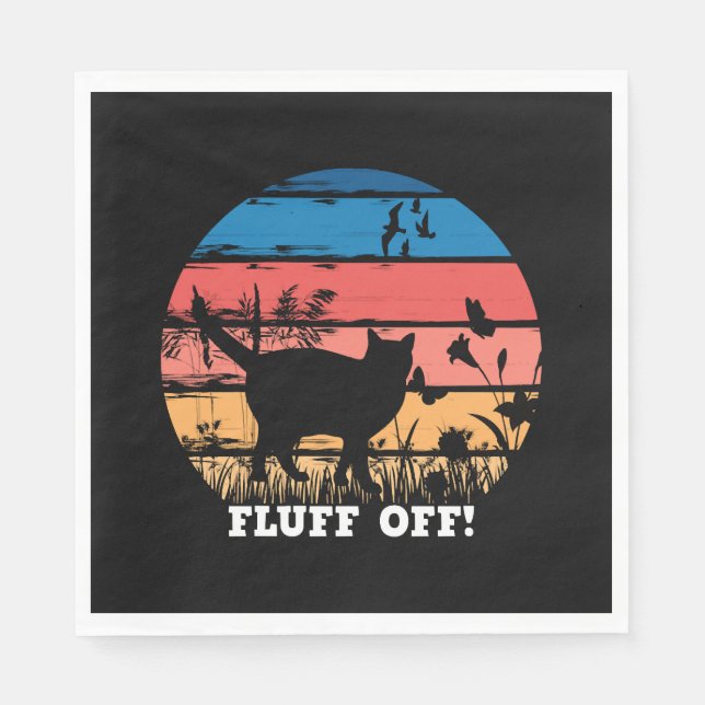 Flöde av katt pappersservett (Framsidan)