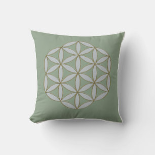 Flöde av Life Geometric Mönster Pillow Kudde