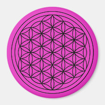 Flöde av Life Helig Geometry Magnet