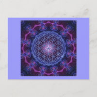 FLÖDE AV LIV/Blume des Lebens Mandala II Square