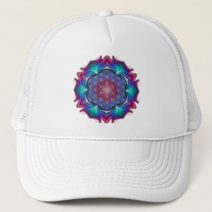 FLÖDE AV LIV/Blume des Lebens - Mandala IV Truckerkeps