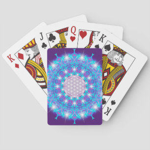 FLÖDE AV LIV/Blume des Lebens Stars Mandala Kortlek