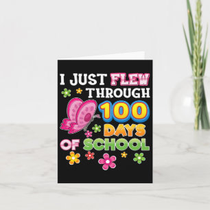 Flöde bara 100 dagar skolfjäril 100 kort