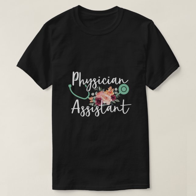 Flöde för assistent till assistent PA-stetoskop T Shirt (Design framsida)