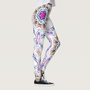 Flöde i gips struktur, mjuk skugga på vitt leggings