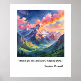 Flöde med Belief Poster