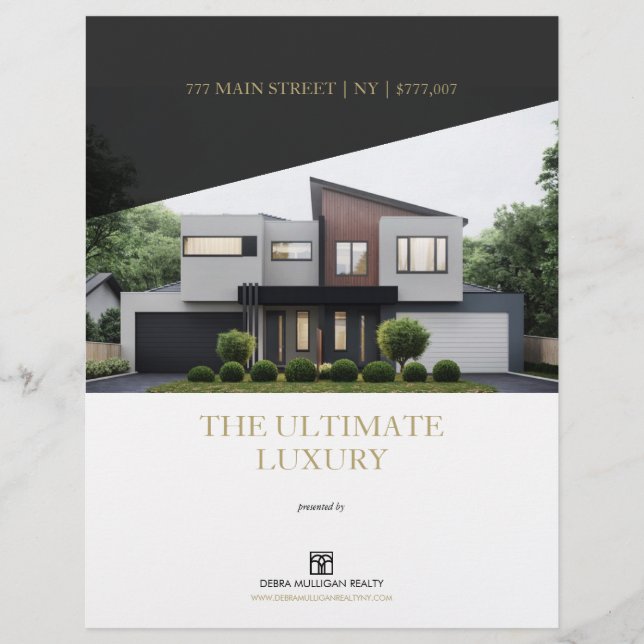 Flöde med Lakan Elegant-Anpassningsbar för realfun Reklamblad (Framsidan)