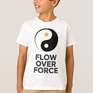 Flöde Över Kraft Yin Yang Yoga Lance Kläder _2 T Shirt