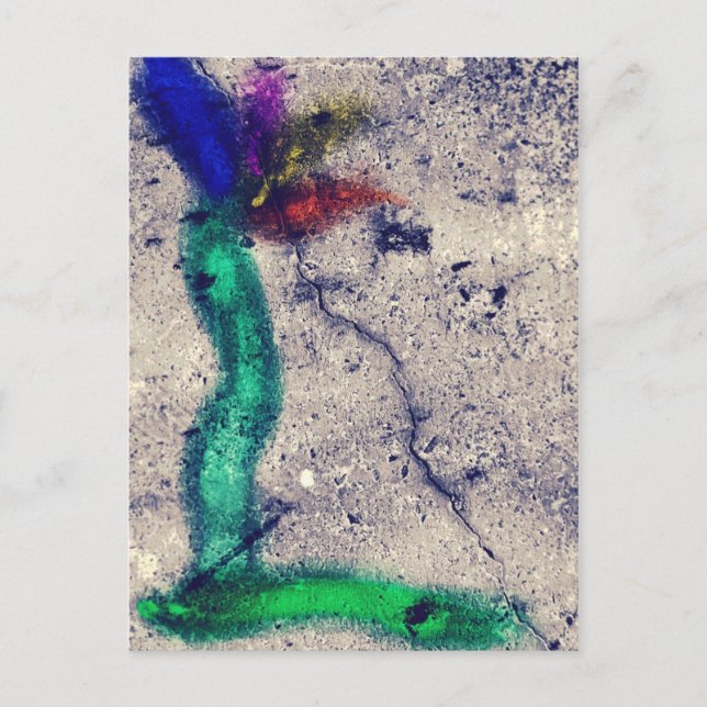 Flöde på betong vykort (Framsida)