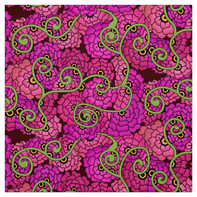 Flöde Spiral - Rosa Tyg (Provkarta)