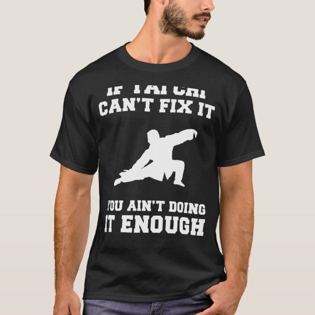 Flöde till serverlighet: Om Tai Chi inte kan åtgär T Shirt (Framsida)