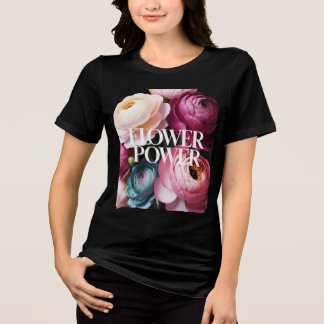 Flödeffekt | Elegant Vibrant Blommigt Digital Art T Shirt
