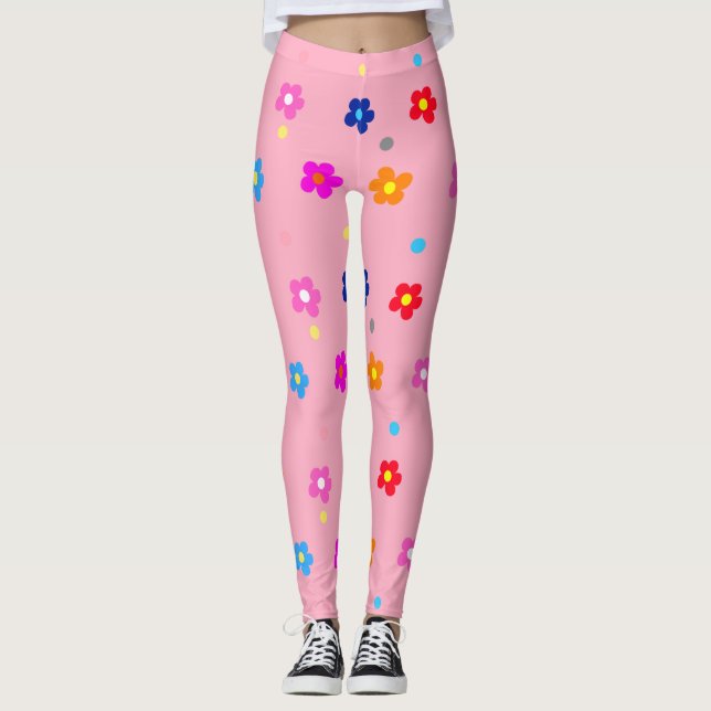 Flödeffekt Leggings (Framsida)