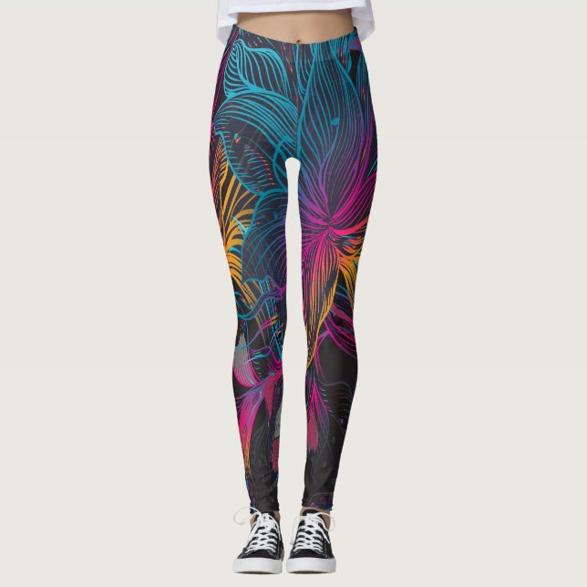 Flödeffekt Leggings (Framsida)