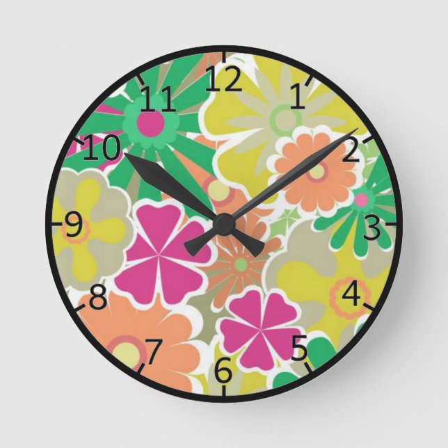 Flödeffekt Rund Klocka (Framsida)