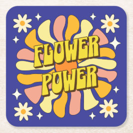 Flödeffekt Underlägg Papper Kvadrat