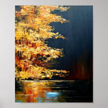 Floden, abstraktens målning.