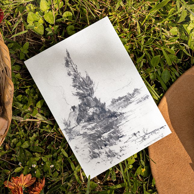 Floden Agamanticus av Charles Woodbury Vykort (Skapare uppladdad)