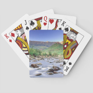 Floden Amphitheater och Tugela i Drakensberg Spel Kort