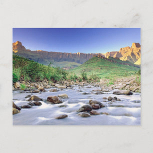 Floden Amphitheater och Tugela i Drakensberg Vykort