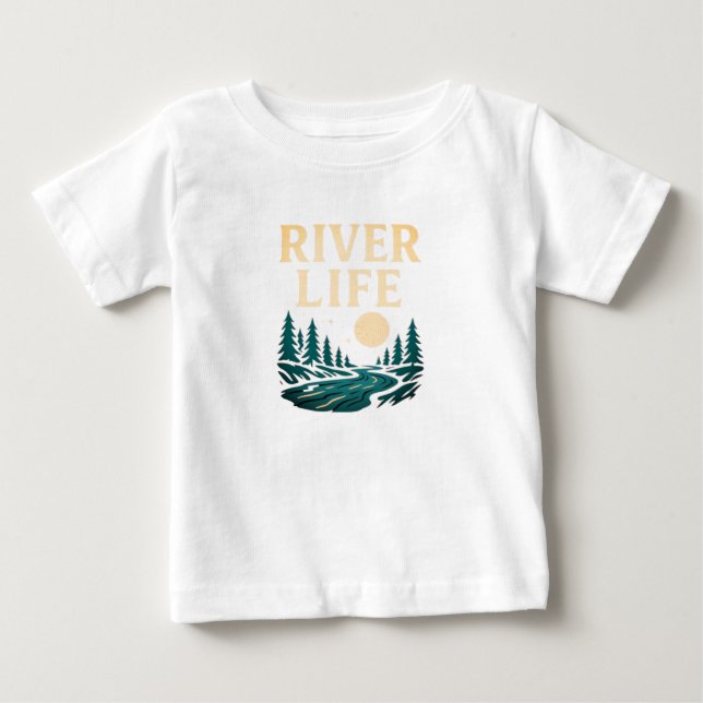 Floden är Life T-Shirt - inspierad natur (Framsida)