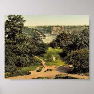 Floden Avon från Clifton Downs, Bristol, England c Poster