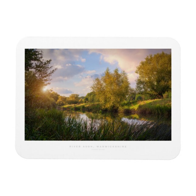 Floden Avon, Warwickshire Magnet (Horisontell)