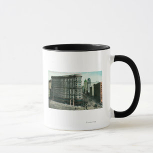 Floden Bldg från marknadsför och masonen Sts Mugg