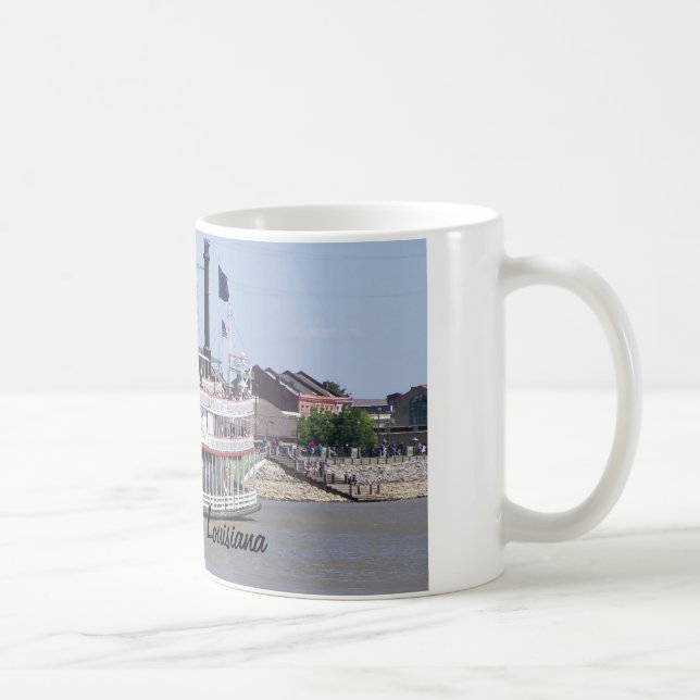 Floden Boat Mugg i New Orleans Louisiana Mississip (Höger)