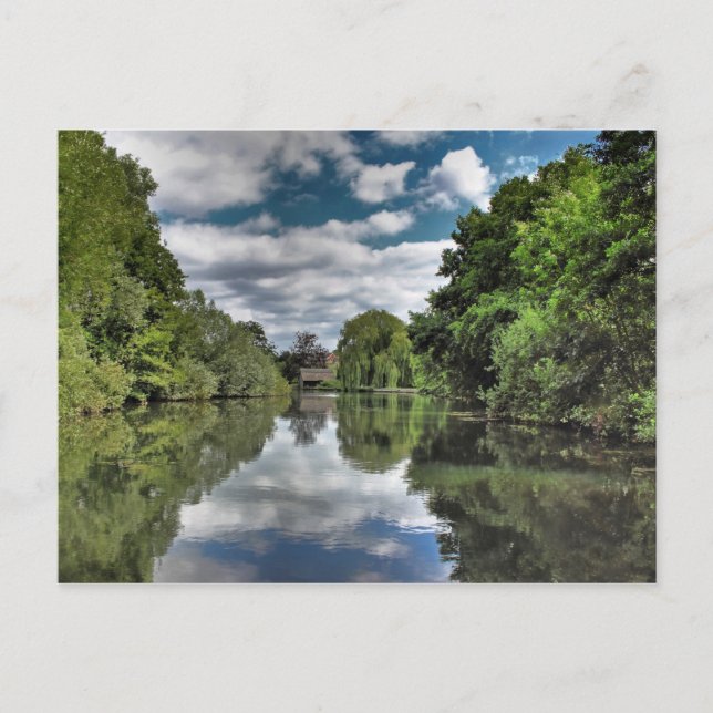 Floden Bure Wroxham till Coltishall Vykort (Framsida)