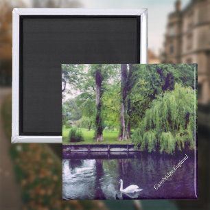 Floden Cam i Cambridge Magnet
