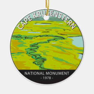 Floden Cape Krusenstern National Monument Tundra Julgransprydnad Keramik
