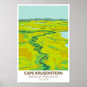 Floden Cape Krusenstern National Monument Tundra Poster