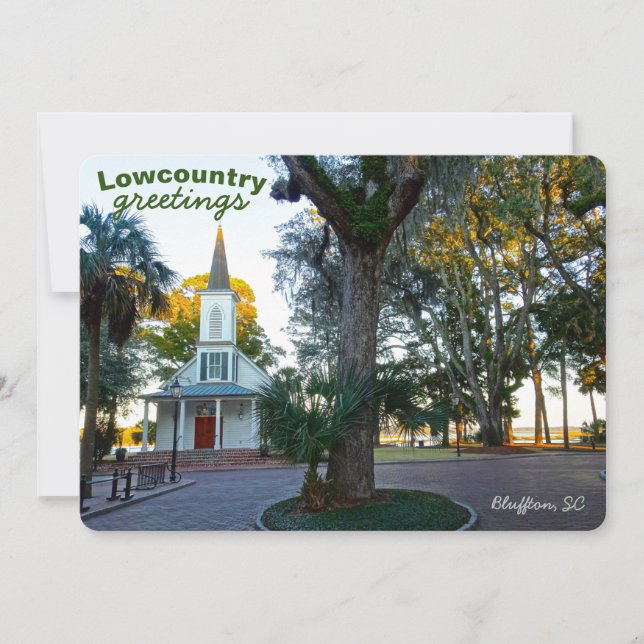 Floden Chapel Palmetto Bluff Bluffton SC Kort (Framsida)