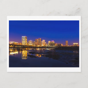 Floden City Blue Vykort
