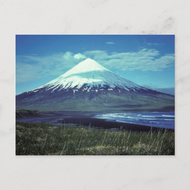 Floden Cleveland Volcano,öarna de Fyra bergen. Vykort (Framsida)