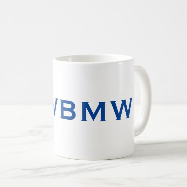 Floden Connecticut Valley BMW Klubb Coffee Mugg (Framsida höger)