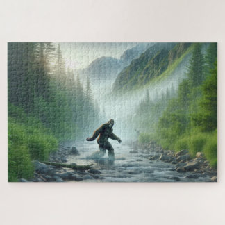 Floden Crossing Bigfoot, Bigfoot, serenskogen Pussel