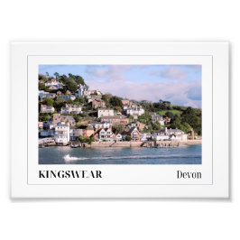 Floden Dart, Kingswear, Devon Fototryck