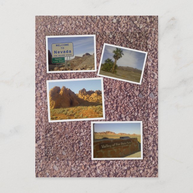 Floden Desert - Nevada Vykort (Framsida)