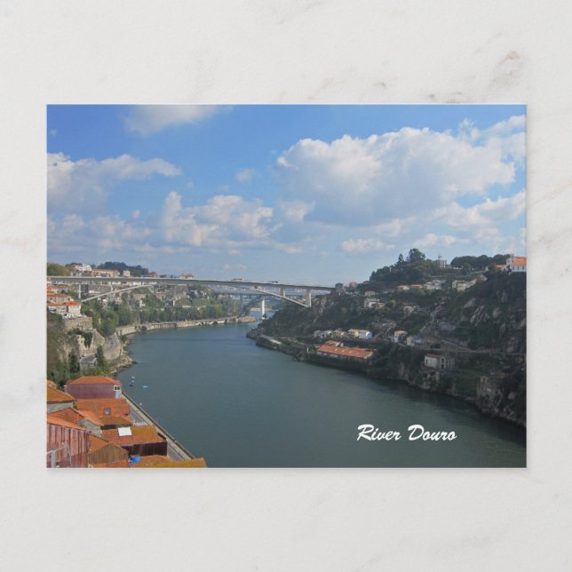Floden Douro, Portugal Postcard Vykort (Framsida)
