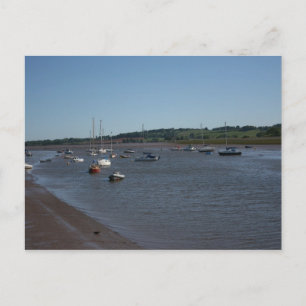 Floden Exe, Topsham, Devon, Förenade kungariket Vykort